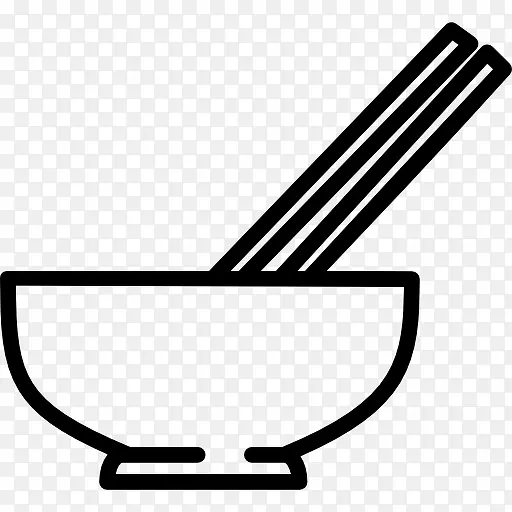 碗用筷子图标