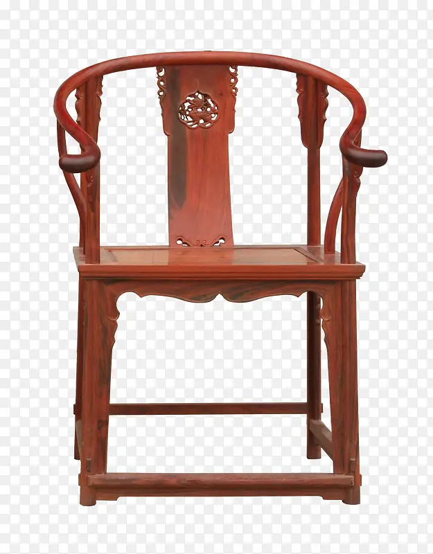 中式简洁大方镂空雕花椅