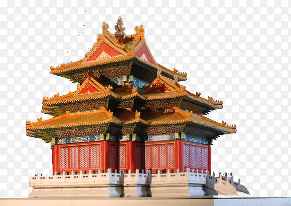 古典故宫角楼建筑模型PNG图片素材下载_图片编号qxjgdkzx-免抠素材网