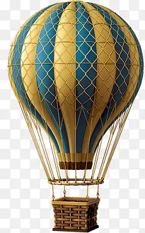立绘复古热气球免抠矢量素材图片