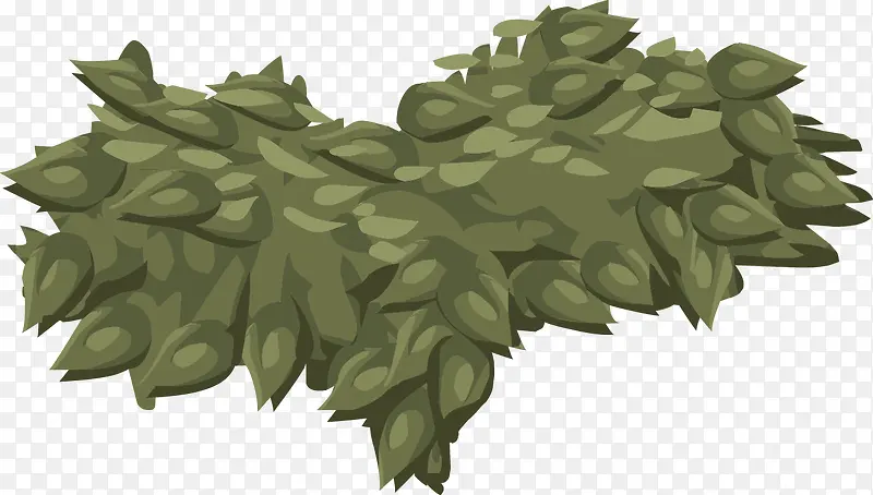矢量手绘草堆