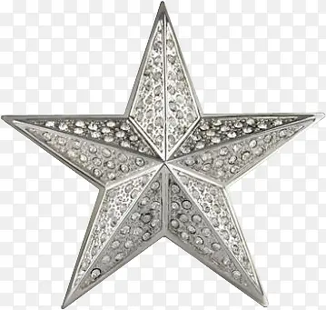 五角星镶钻装饰