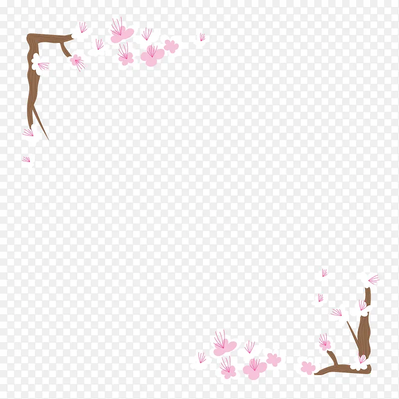粉色日式海报素材