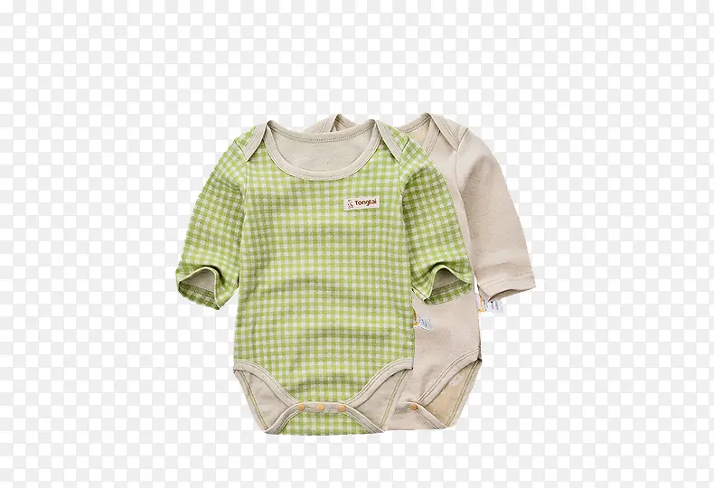 绿色清新彩棉内衣婴儿内衣