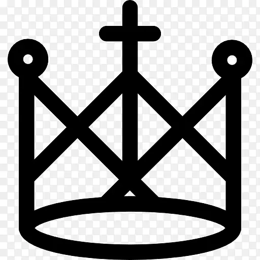 王冠与跨图标