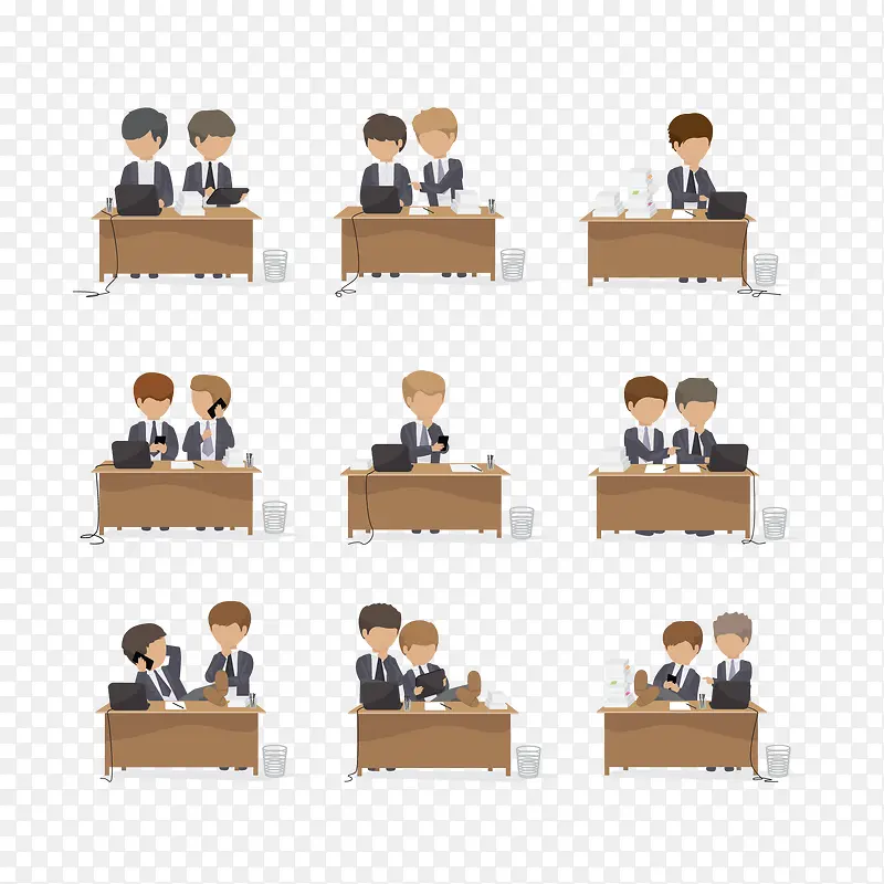 商务人物图标