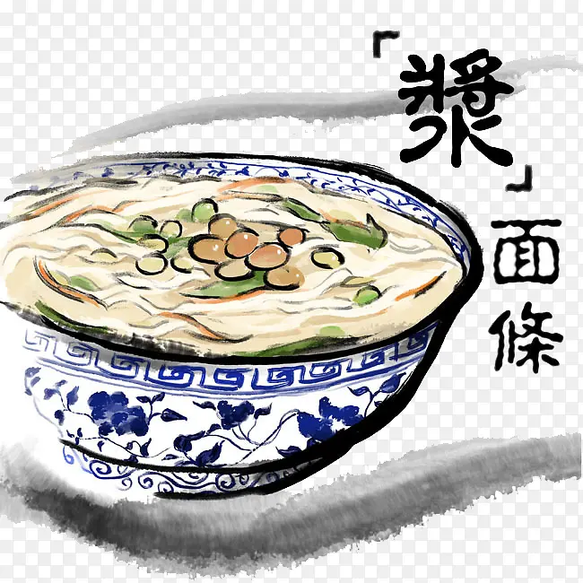 手绘面条