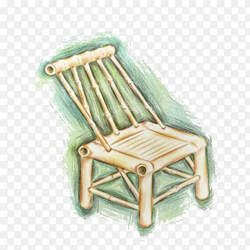竹制椅子