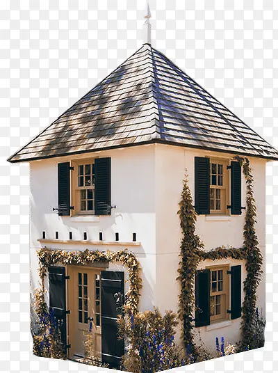 欧美风格白色房子