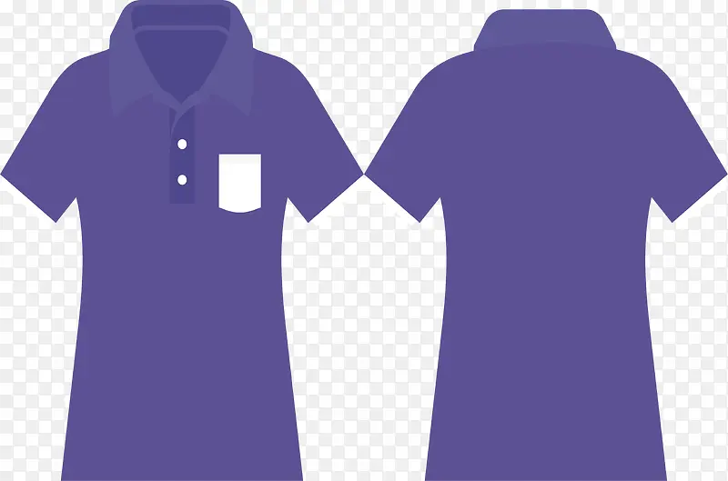 紫色短袖体恤