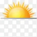 太阳上升日出天气iconsland-weather