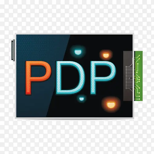 PDP3D数码家电矢量图
