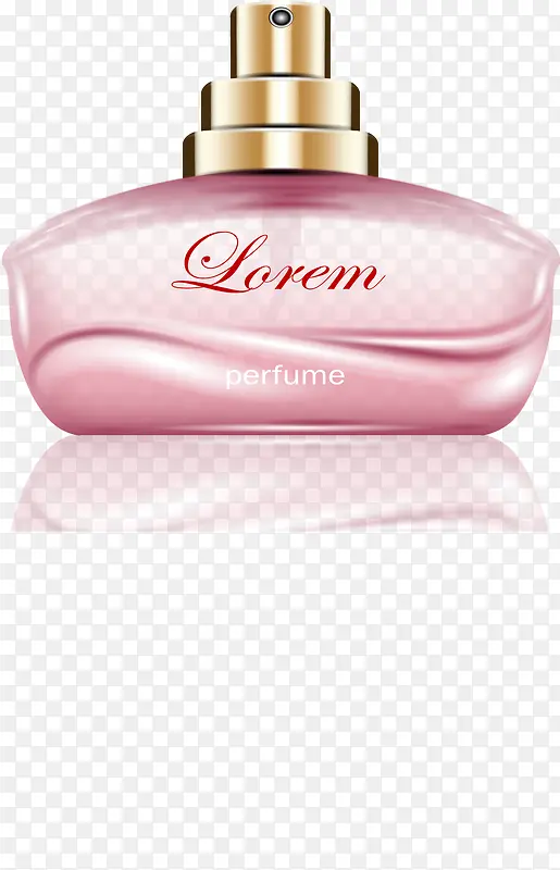 粉红色香水瓶