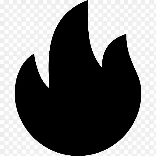 热或燃烧界面符号图标