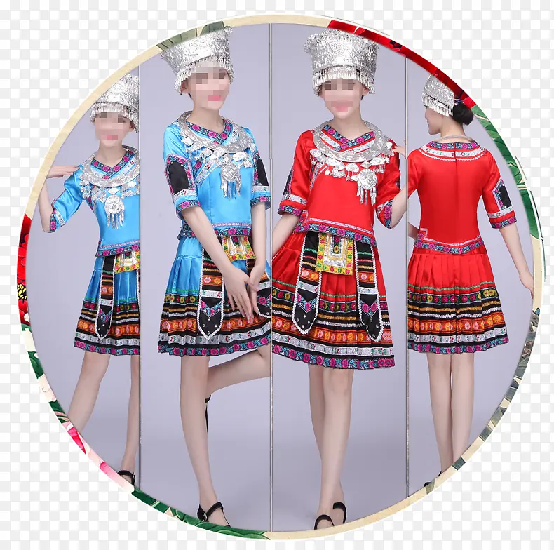 少数民族瑶族服装展示PNG图片素材下载_图片编号yologwba-免抠素材网
