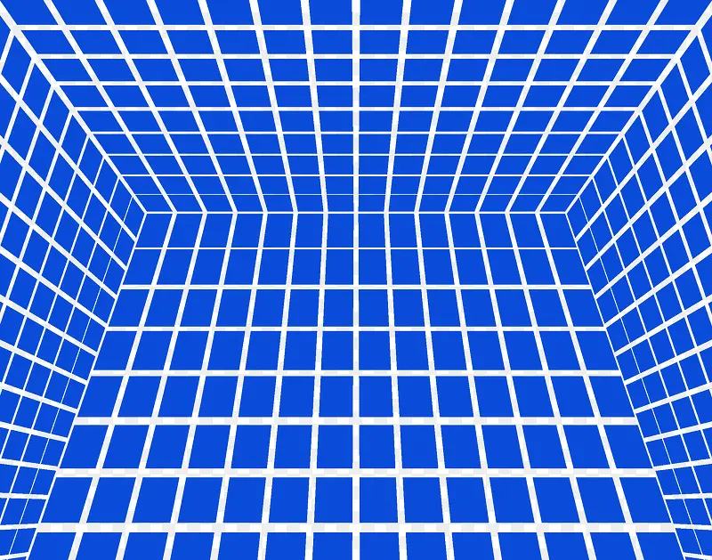 蓝色方格