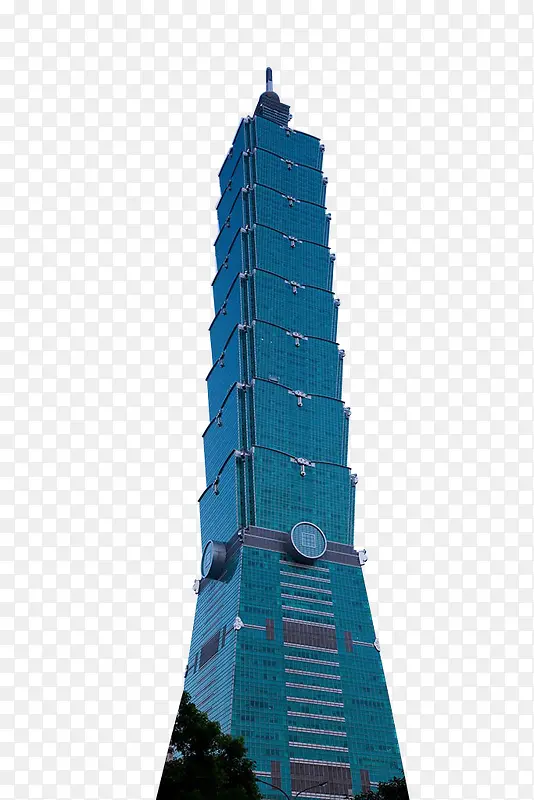 蓝色101大厦图片