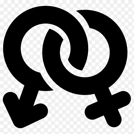 男性符号和女性符号图标