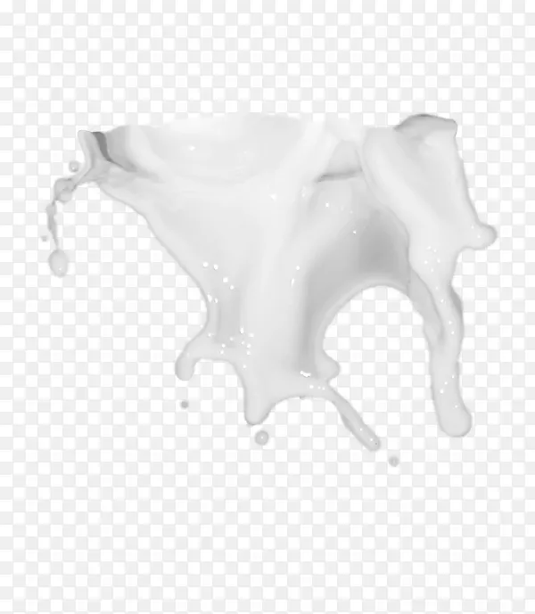 喷溅牛奶健康食品