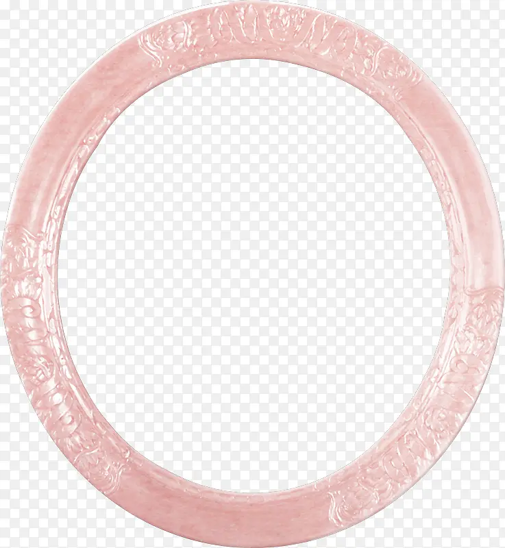 粉色椭圆相框