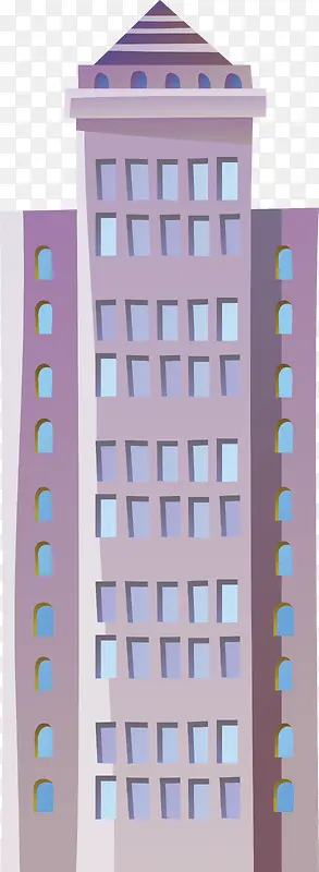 红色商务办公楼