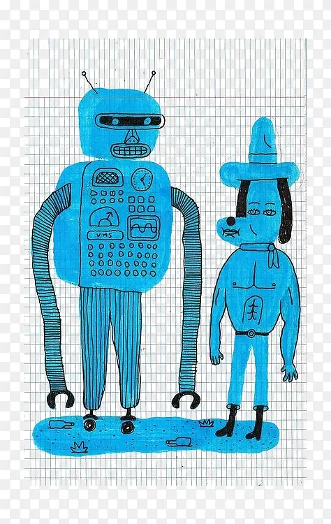 卡通机器人