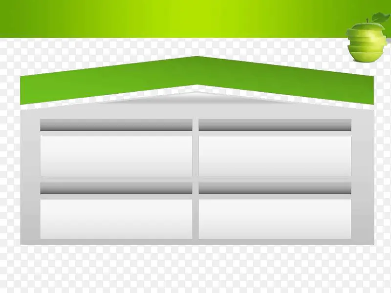 绿色苹果系列PPT模板