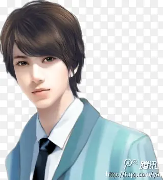 现代清秀美男