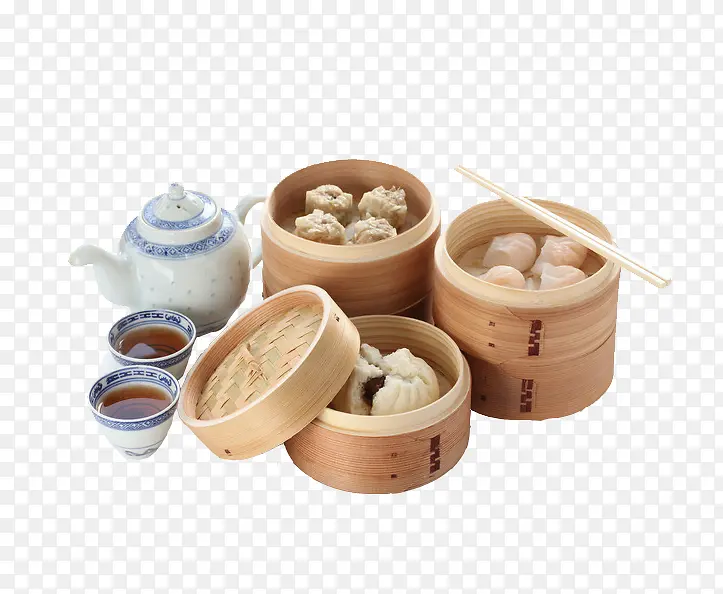广式下午茶矢量