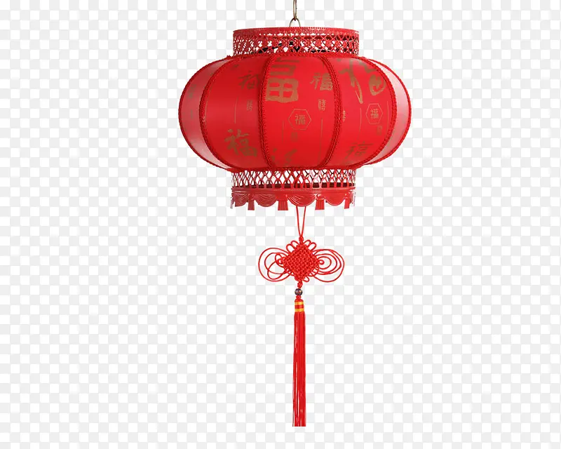 红色布艺装饰灯笼
