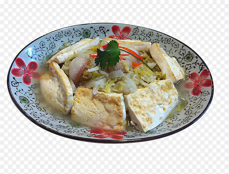 酸菜白肉炖豆腐