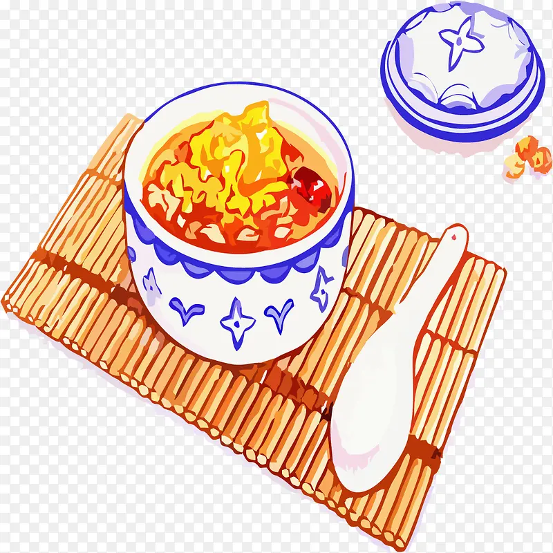 手绘银耳汤