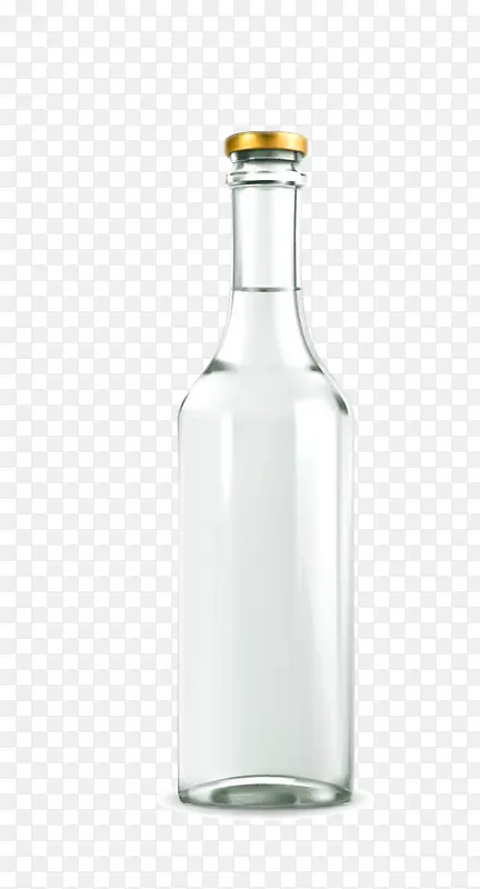 矢量质感白酒瓶子素材