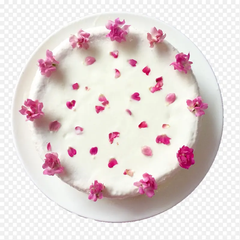 产品实物玫瑰酸奶蛋糕