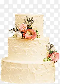 白色玫瑰结婚蛋糕
