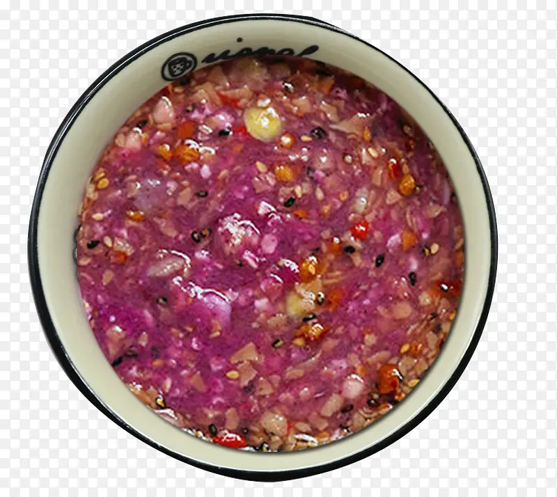 玫瑰紫薯代餐粥