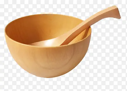 木制碗和勺子