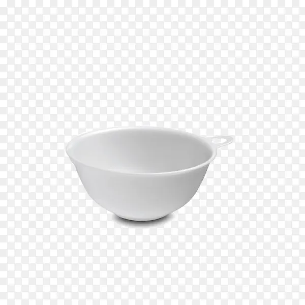 日本进口厨房圆形水果碗白色