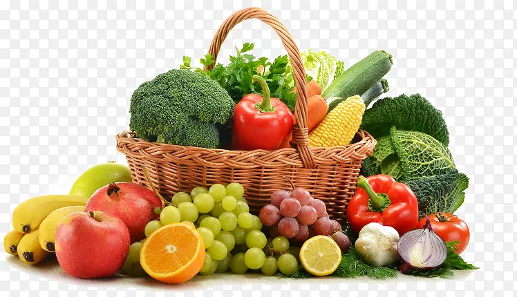 一篮子蔬菜水果集合主题