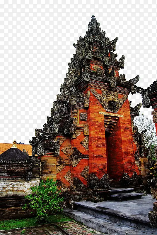 巴厘岛之海神庙古建筑
