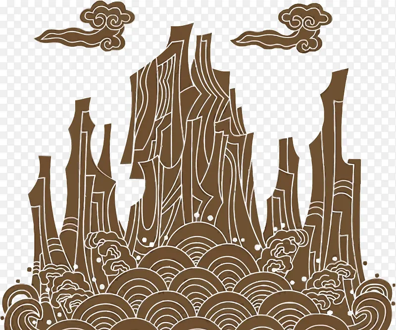 矢量山海PNG图片素材下载_图片编号qwwrmxzn-免抠素材网
