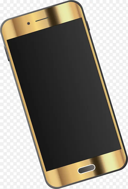 金色大气手机装饰图案