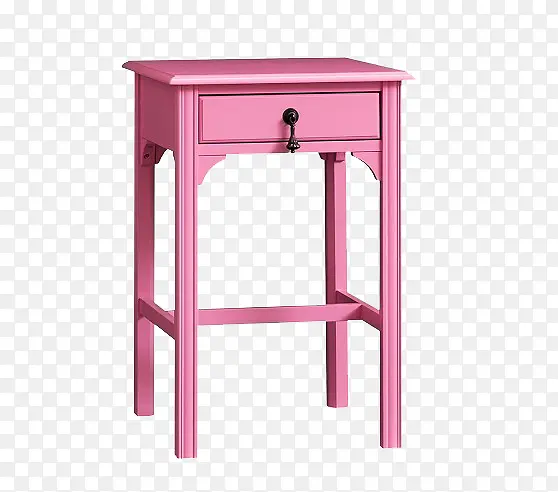 粉色高脚桌