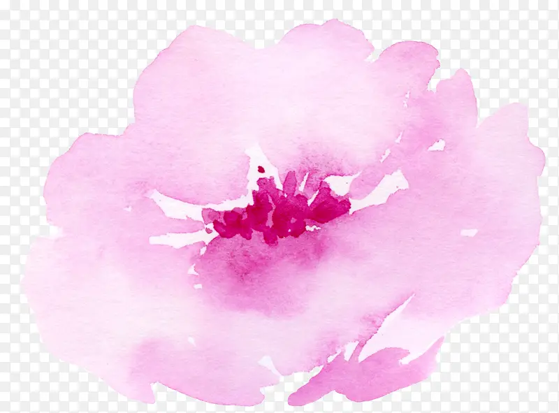 粉色玫瑰花油画