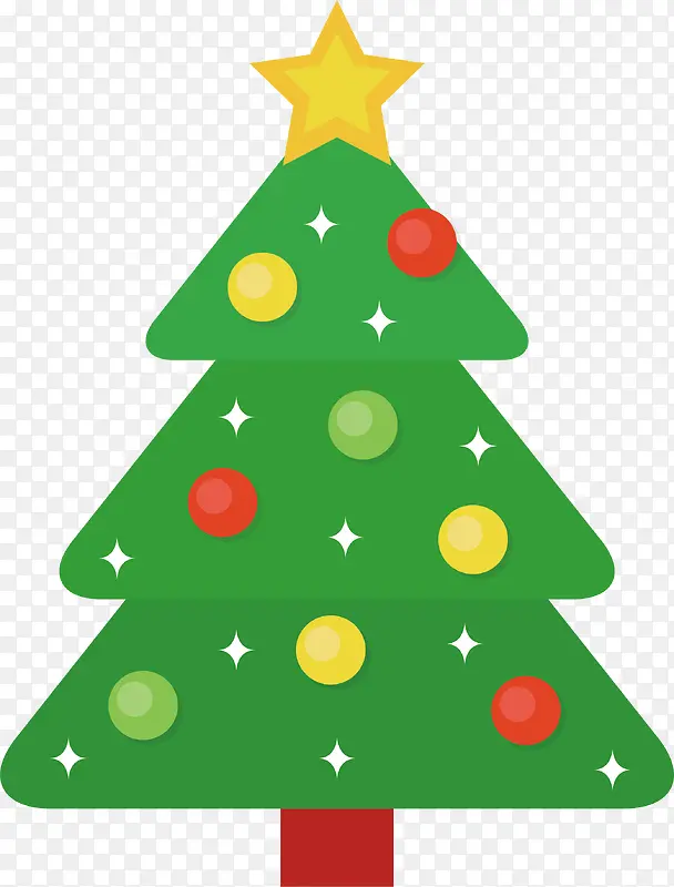 彩色小球圣诞树