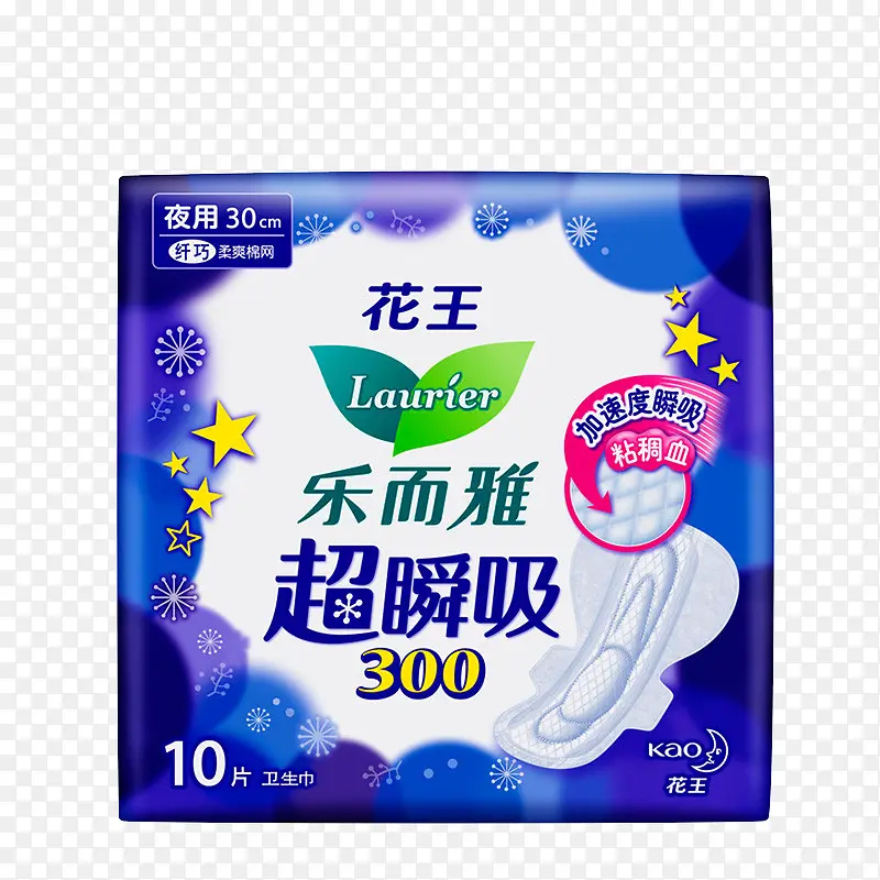 花王乐而雅夜用卫生巾超瞬吸