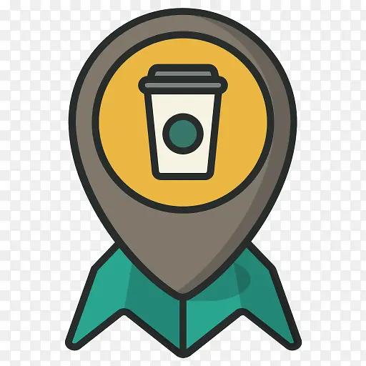 咖啡咖啡店位置地图导航销POI