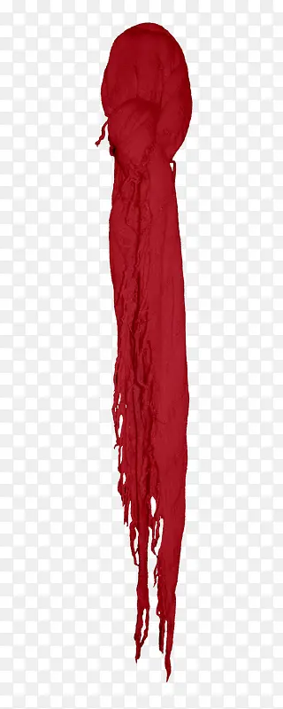 红色纱布