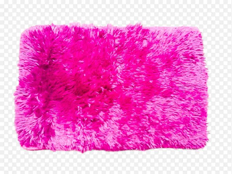 紫色毛地毯