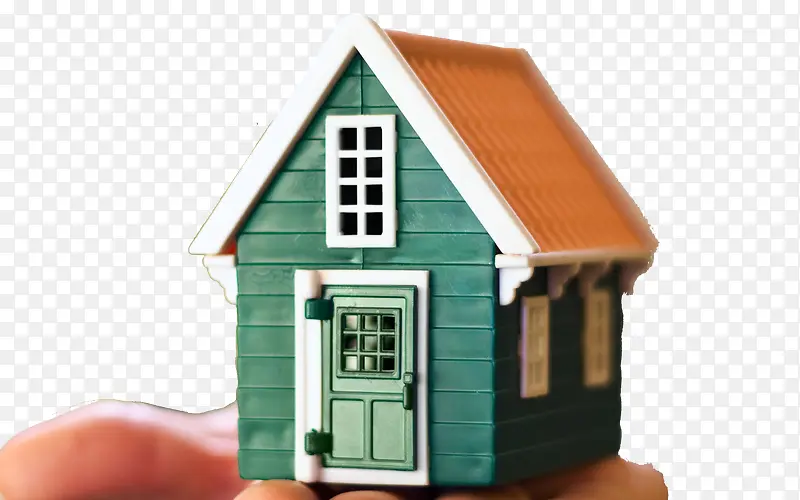 绿皮房子模型